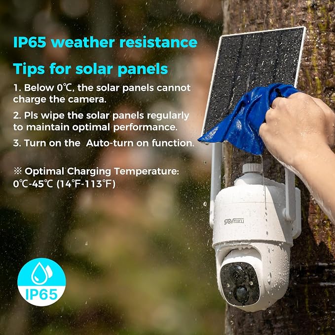 Vicohome 4CQ1 AI 2K Solar Security Camera Wireless Outdoor, Battery Powered - Image 7
