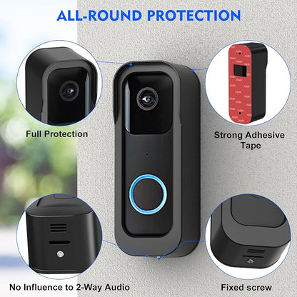 New No Drill Mount for Blink Video Doorbell Camera, Adhesive Blink Doorbell - Image 6