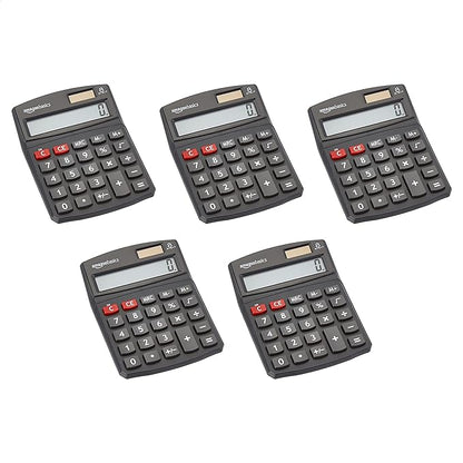 Amazon Basics LCD 8-Digit Desktop Calculator, Portable and Easy to Use by AmazonBasics