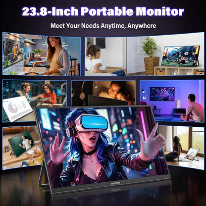 InnoView 23.8 Inch 2K 100Hz Large Portable Monitor ∆E<2 100% sRGB Fast IPS - Image 6