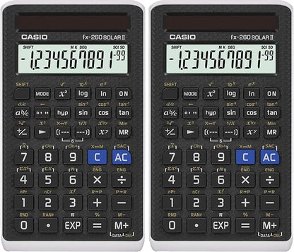 Casio fx-260 Solar II Scientific Calculator | 10-Digit Display | Fraction & by Casio