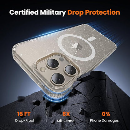 toushion 3 in 1 for iPhone 15 Pro Max Case Clear - Image 4