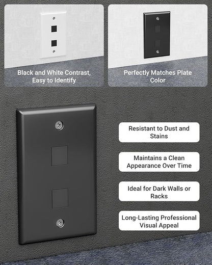 VCE UL Listed Blank Keystone Jack Inserts - Image 6