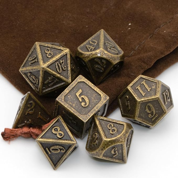 Metal Dice Set, HNCCESG Polyhedral D&D Dice - Image 7