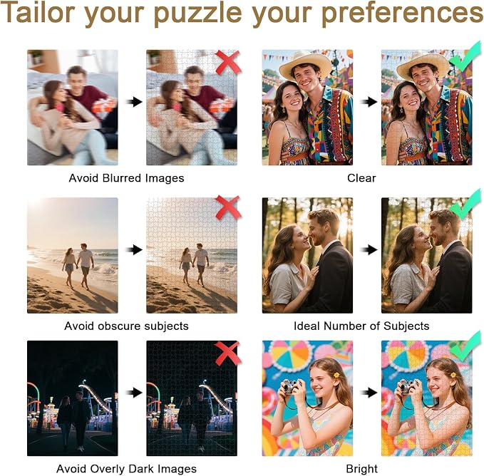 Personalized Photo Puzzle – Custom 500 Piece Jigsaw Puzzle from Your Picture – - Image 4