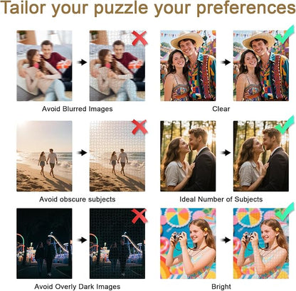 Personalized Photo Puzzle – Custom 500 Piece Jigsaw Puzzle from Your Picture – - Image 4