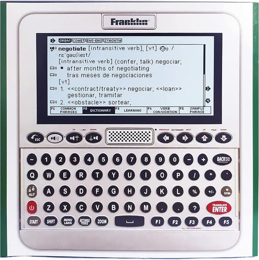 Franklin LV4-D English-Spanish, Spanish-English Talking Bilingual Dictionary - Image 2