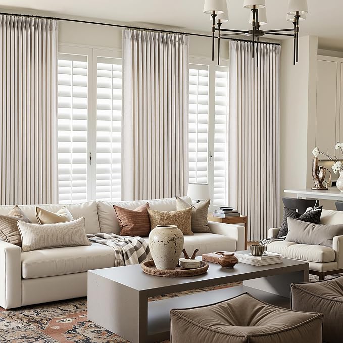 Memory Trained Pinch Pleated Curtains 132 Inches Long, Viral Linen Pinch Pleat - Image 4