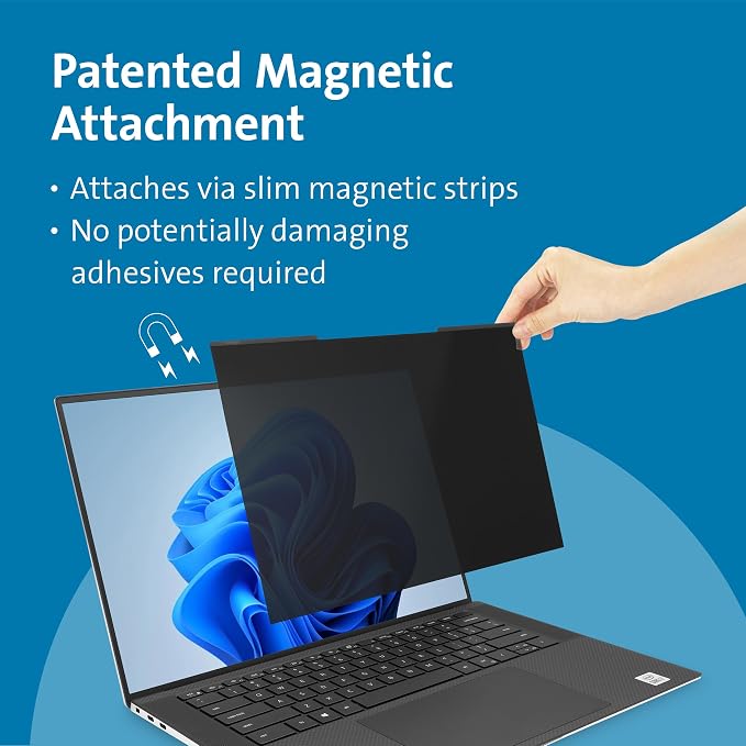 Kensington MagPro™ Magnetic Laptop Privacy Screen 13.3 inch, Removable 16:10 - Image 2