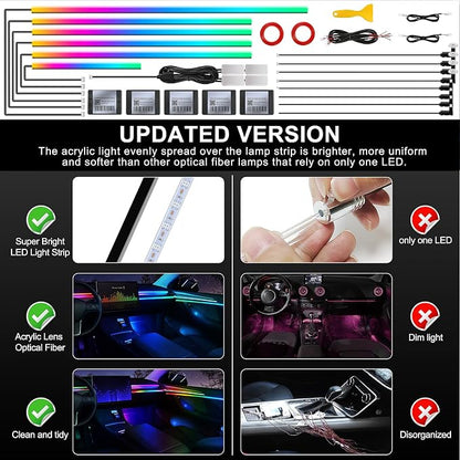 Dreamcolor Acrylic Interior Car LED Strip Light - Image 5