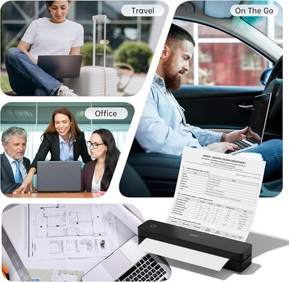 HPRT Portable Thermal Printer-Inkless Printer, Supports Thermal Paper&Labels - Image 6