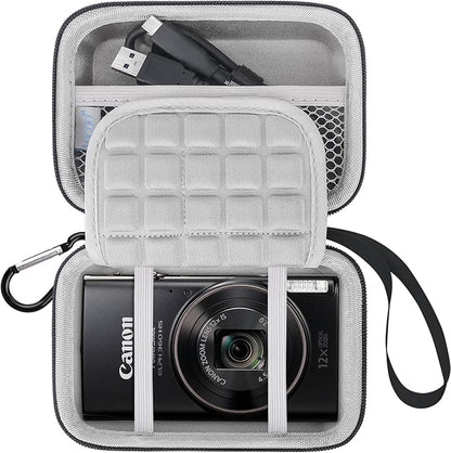 Lacdo Camera Carrying Case for Canon PowerShot ELPH 360/200/185/180/190/350 by Lacdo