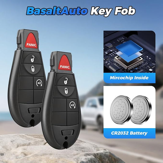 Key Fob 2Pcs 05026378 Compatible - Image 2