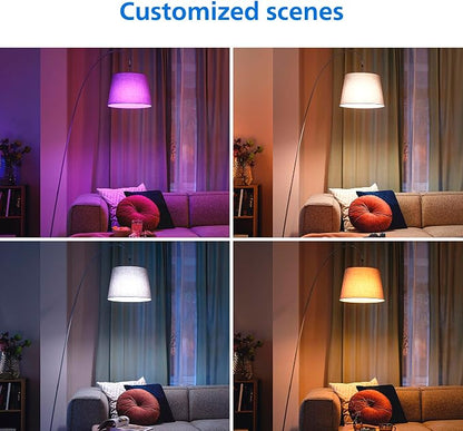 Philips Smart 100W A19 LED Light Bulbs 4-Pack - Image 8