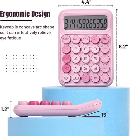 Mr. Pen- Mechanical Switch Calculator, 12 Digit Large LCD Display, Mechanical - Image 2