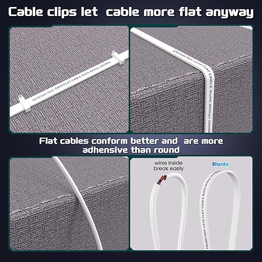 Cat 8 Ethernet Cable 60 FT, Heavy Duty High Speed 40Gbps 2000Mhz Internet - Image 5