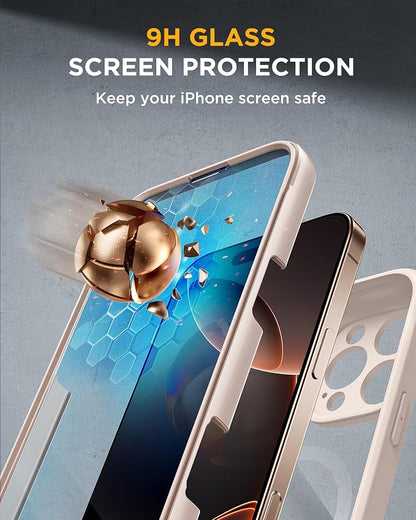 Miracase Magnetic for iPhone 16 Pro Case Full-Body Phone - Image 3