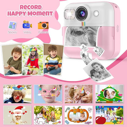 BOFIDAR Instant Print Camera for Kids, Christmas Birthday Gifts for Girls Age - Image 5