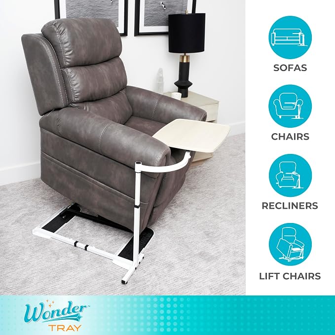 Stander Wonder Tray, Adjustable Swivel Table, Large Laptop Stand, Couch Desk - Image 5