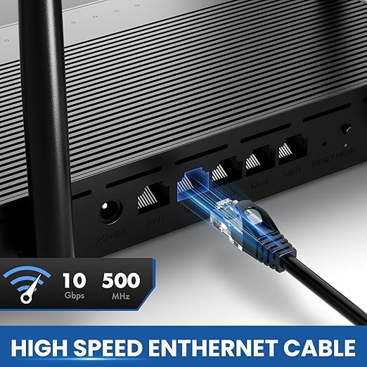 Ultra Clarity Cables Cat6 Ethernet Cable, 25 Feet LAN, utp Cat 6, Network Cord - Image 2