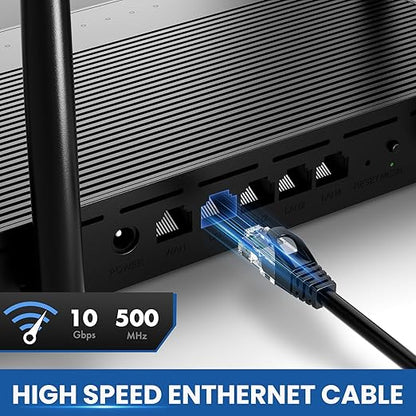 Ultra Clarity Cables Cat6 Ethernet Cable, 25 Feet LAN, utp Cat 6, Network Cord - Image 2