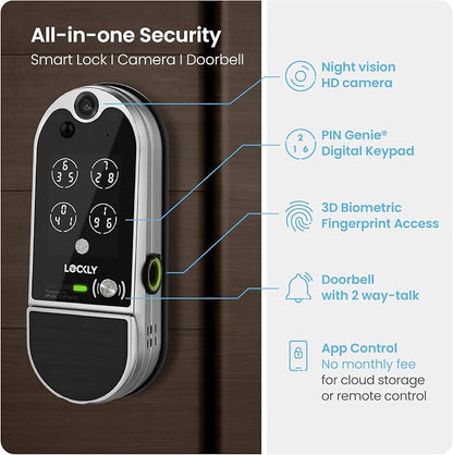 Lockly Vision Elite Video Smart Lock - Image 2