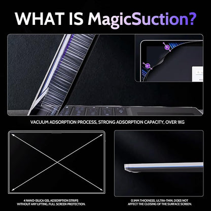 Privacy Screen for 15 Inch Surface Laptop 7, MagicSuction™ Removable Anti Spy - Image 3