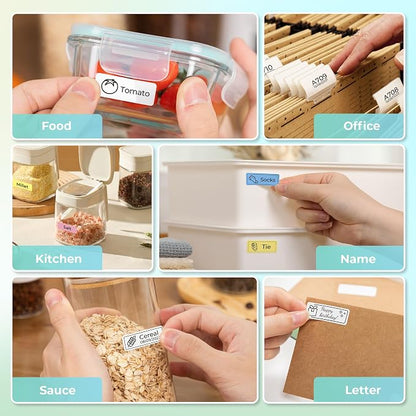 Nelko Label Maker Machine with Tape, P21 Bluetooth Label Printer, Wireless Mini - Image 7