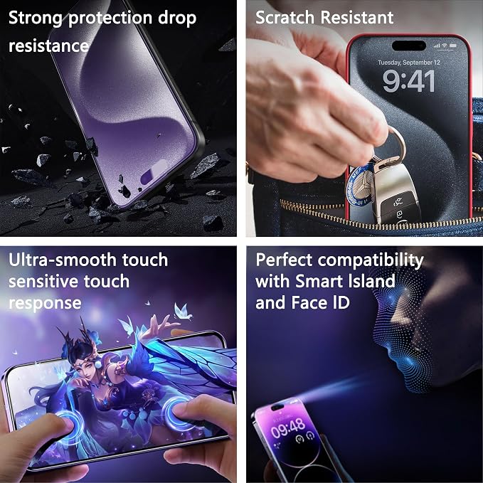 2 Pack Anti Blue Light Matte Screen Protector - Image 7