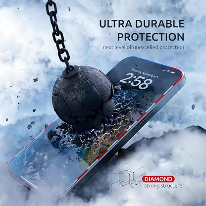 15 Pro Screen Protector for iPhone – USA Flag & Black Frame Design - Image 5