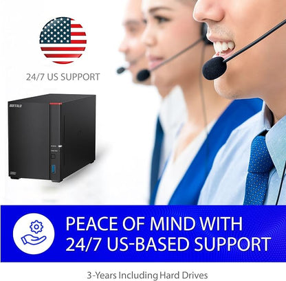 BUFFALO LinkStation SoHo 720 2-Bay Professional Office NAS 8TB - Image 8