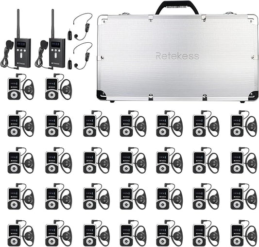 Retekess T130S Wireless Tour Guide System, Church Translation System, Wireless by Retekess