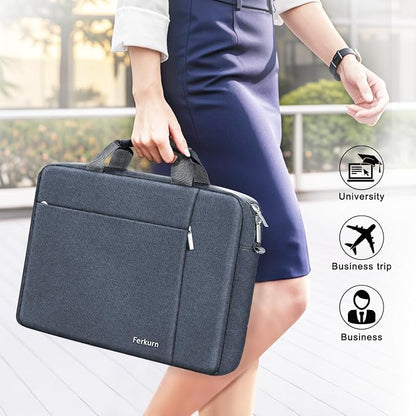 Ferkurn Laptop Bag Case for Women Men Computer Bag Compatible - Image 4