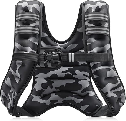ZELUS Weighted Vest, 6lb/8lb/12lb/16lb/20lb/25lb/30lb Weight Vest by ZELUS