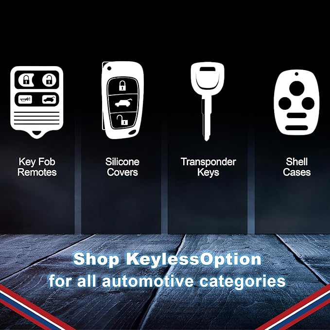 2X KeylessOption Key Fob for 1998 1999 2000 2001 2002 2003 2004 2005 2006 2007 - Image 7