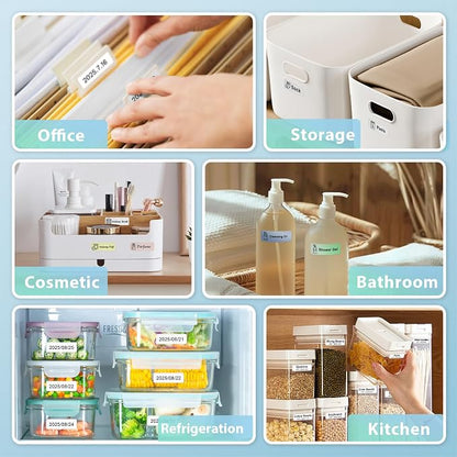Label Maker Machine with Tape, N12 Bluetooth Label Printer, Portable Mini Label - Image 2