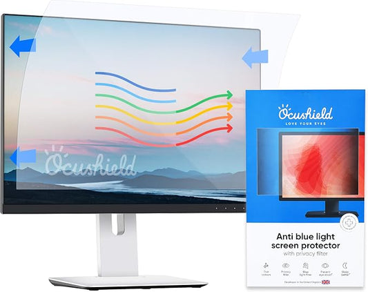 Ocushield 27” Anti Blue Light Screen Protector by Ocushield-BlueLightFilteringScreenProtectorGlasses