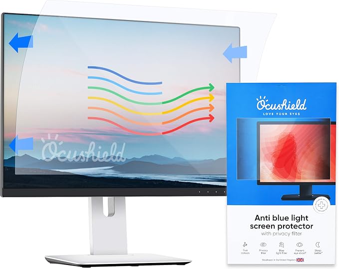 Ocushield 23.6” Premium Anti Blue Light Screen Protector by Ocushield-BlueLightFilteringScreenProtectorGlasses