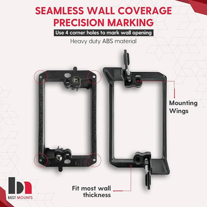 2 Pack Wall Plate with Bracket - Image 3