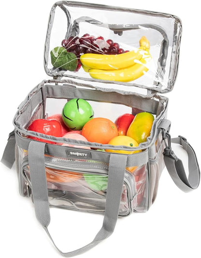J.CARP Clear Bag Heavy Duty Backpack Durable Transparent See Through Bag - Image 4