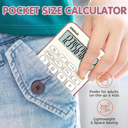 Pendancy Small Desk Calculator Cute, 12 Digit LCD Display, Basic Function - Image 7