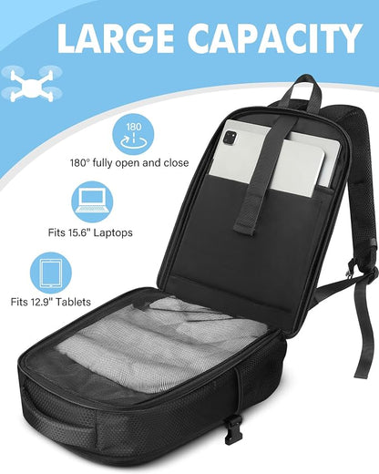 PEKREWS Mini 4 Pro Case, Mini 3/4 Pro Waterproof Hard Carrying Case, Large - Image 6