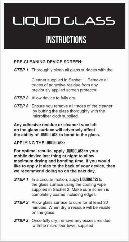 LUVVITT Liquid Glass Screen Protector Scratch and Shatter Resistant Wipe On - Image 4