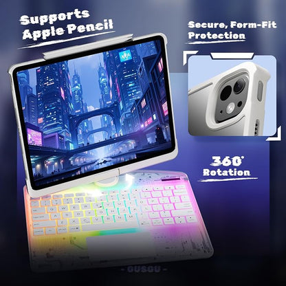 KITONE Transparent Case with Wireless Keyboard - Image 3