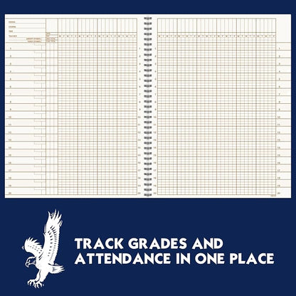 Whaley 9GB-049 Three Line Attendance & Grade Book, Four 10-Week Periods - Image 3