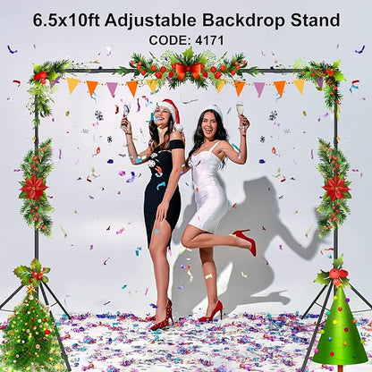 LINCO Lincostore Backdrop Support Stand Kit 10x6.5ft Adjustable Photography - Image 2