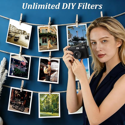 Screen Free Digital Camera, Reusable 12MP Vintage Digital Camera - Image 5