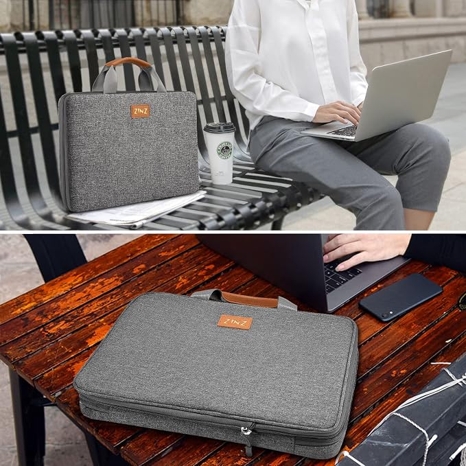 ZINZ Slim Expandable Laptop Case 13 Inch Sleeve Upgraded Protective Durable - Image 6