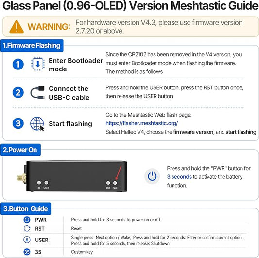 Heltec ESP32 LoRa V4 Development Board Tempered Glass Kit - Image 2