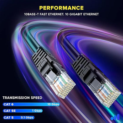 Maximm Cat 6 Ethernet Cable - 1 ft - High-Speed LAN - Image 4